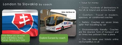cheap coaches to slovakia